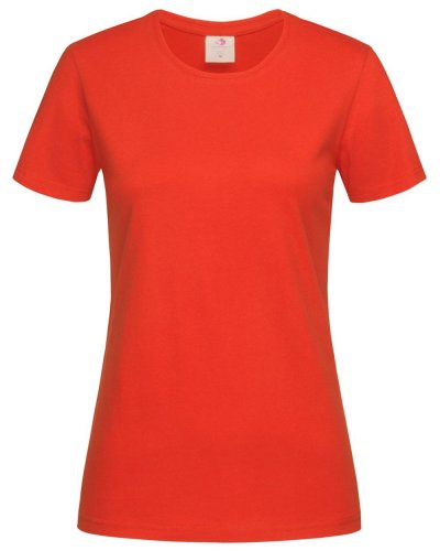 T-shirt donna Classic Fitted Brillant orange