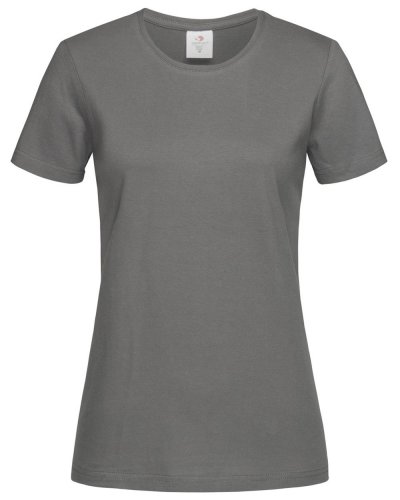 T-shirt donna Classic Fitted Real Grey