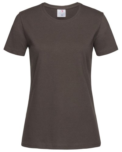 T-shirt donna Classic Fitted Dark Chocolate