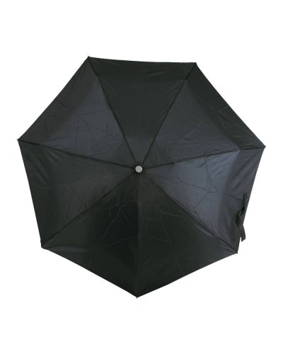 Mini ombrello pieghevole con custodia semi-rigida Nero