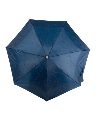 Mini ombrello pieghevole con custodia semi-rigida Blu scuro