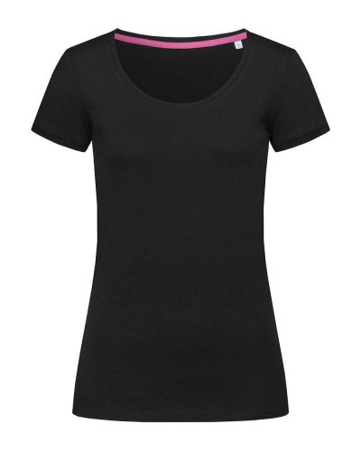 T-shirt girocollo donna Megan Black Opal
