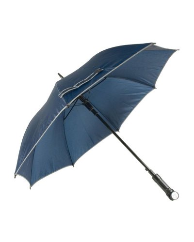 Ombrello con torcia orientabile Blu scuro