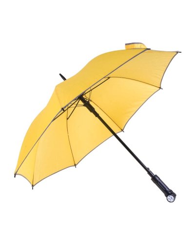 Ombrello con torcia orientabile Giallo
