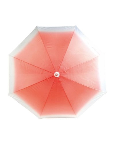 Ombrello standard sfumato con manico in plastica Rosso