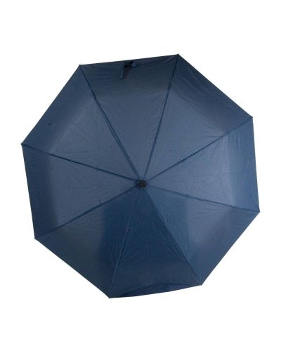 Ombrello automatico con salvagocce telescopico Blu scuro