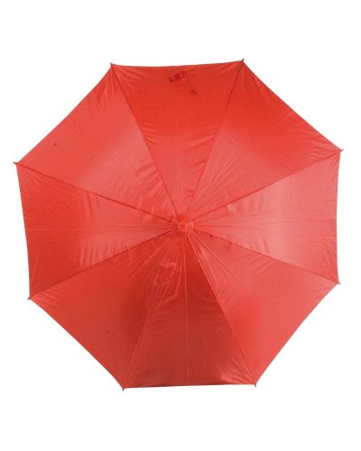 Ombrello Golf con fusto in acciaio e manico in legno Rosso