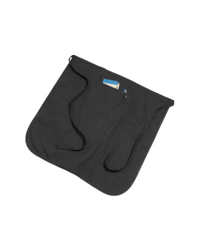 Grembiule da barman con tasca frontale Nero