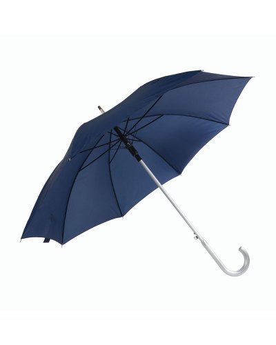 Ombrello con manico e puntale in alluminio Blu scuro