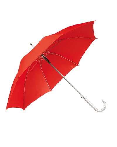 Ombrello con manico e puntale in alluminio Rosso