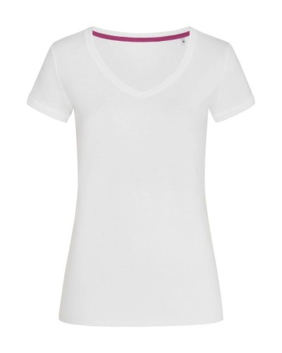 T-shirt donna Megan con scollo a V
