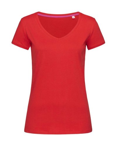 T-shirt donna Megan con scollo a V
