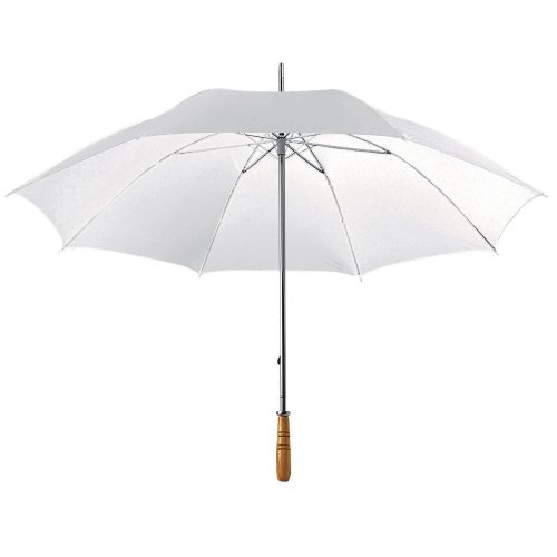 Golf XL Regenschirm aus Polyester, Stahl und Holzgriff