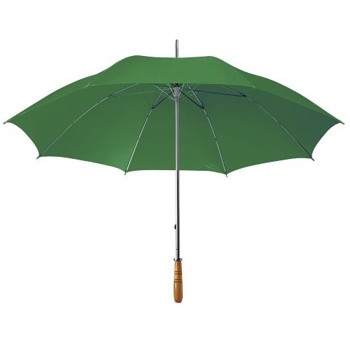 Golf XL Regenschirm aus Polyester, Stahl und Holzgriff