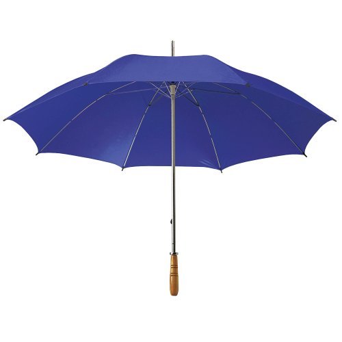 Golf XL Regenschirm aus Polyester, Stahl und Holzgriff