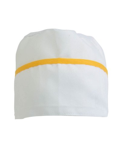 Cappello da cuoco in cotone e poliestere Giallo
