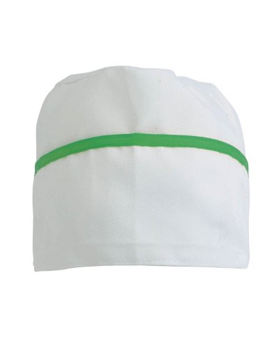Cappello da cuoco in cotone e poliestere Verde