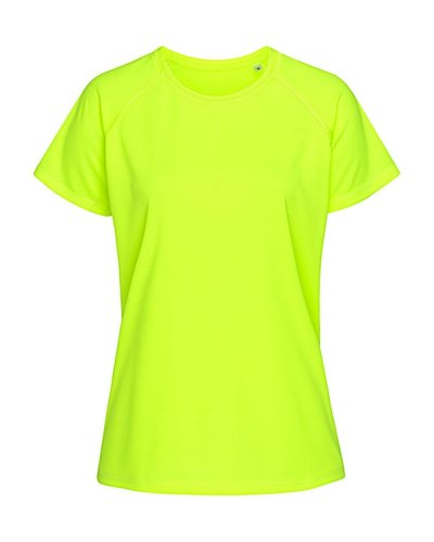 T-shirt donna Active 140 Raglan Cyber Yellow