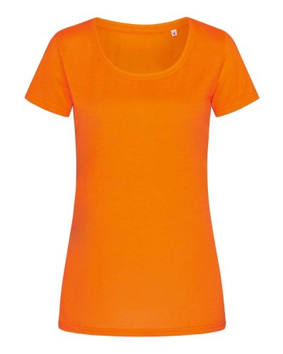 T-shirt donna Cotton Touch Cyber Orange
