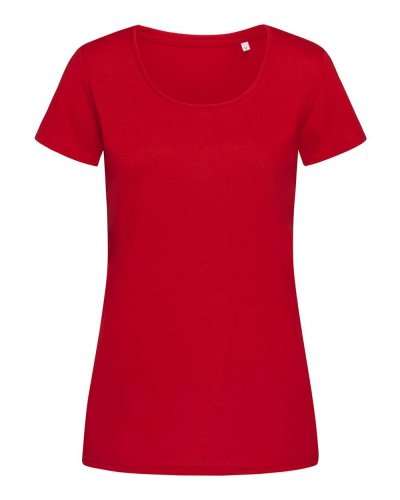 T-shirt donna Cotton Touch Crimson red