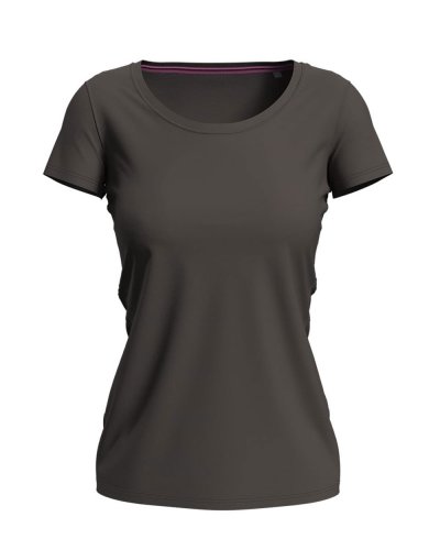 T-shirt girocollo donna Claire Dark Chocolate