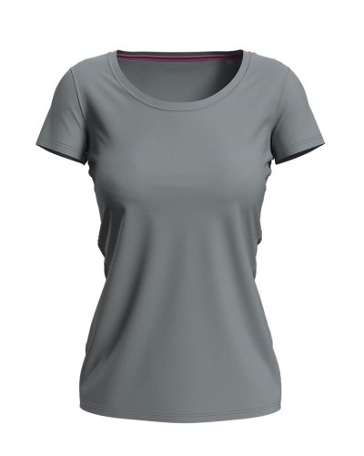 T-shirt girocollo donna Claire Soft Grey