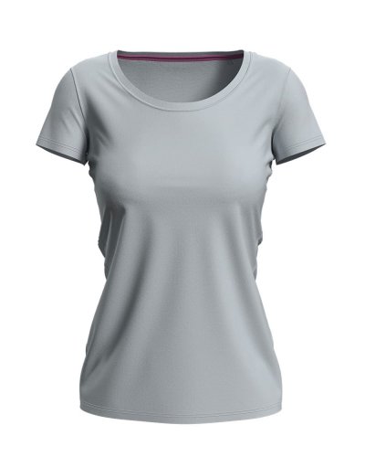 T-shirt girocollo donna Claire Powder Grey