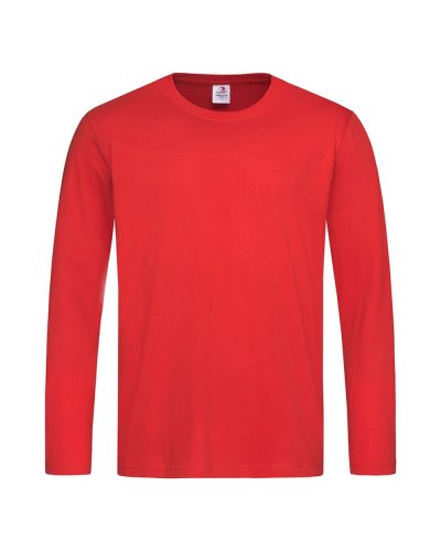 T-shirt maniche lunghe Classic Scarlet Red