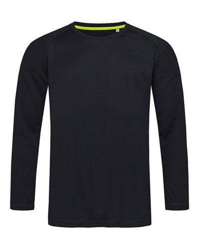 T-shirt Active 140 manica lunga Black Opal