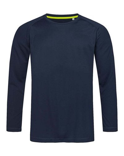 T-shirt Active 140 manica lunga Marina Blue