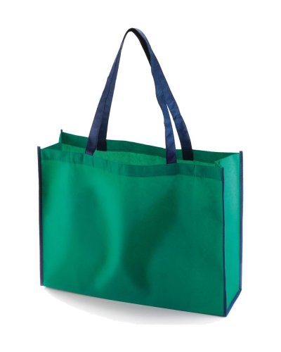Shopper in TNT Skipper Verde / Blu Navy