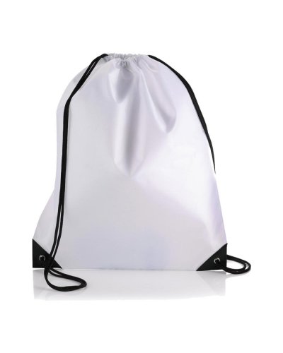 Zaino sacca personalizzato Bianco