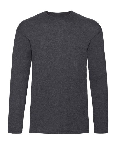 T-shirt Valueweight manica lunga Dark Heather Grey