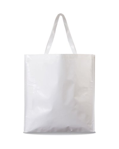 Shopper in TNT laminato Yuki Bianco