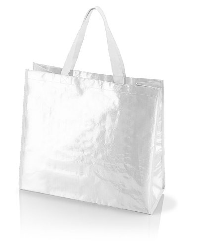 Shopper in polipropilene laminato Nori Bianco