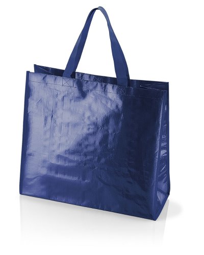 Shopper in polipropilene laminato Nori Blu Navy