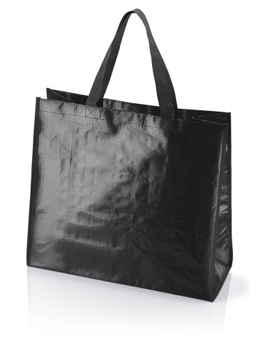 Shopper in polipropilene laminato Nori Nero