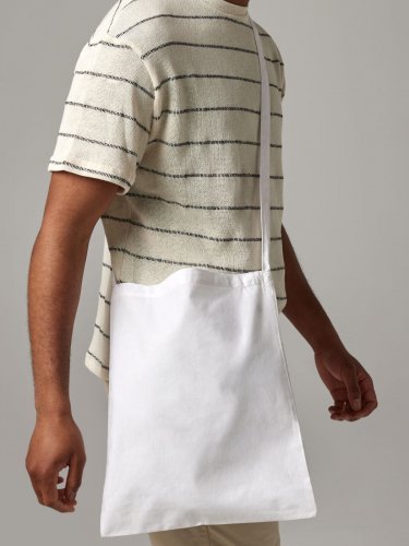 Shopper Tracolla Sling Tote in Cotone 34x40 cm 8L