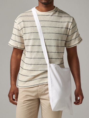 Shopper Tracolla Sling Tote in Cotone 34x40 cm 8L