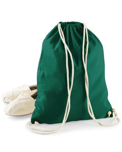 Sacca Cotton Gymsac Bottle Green
