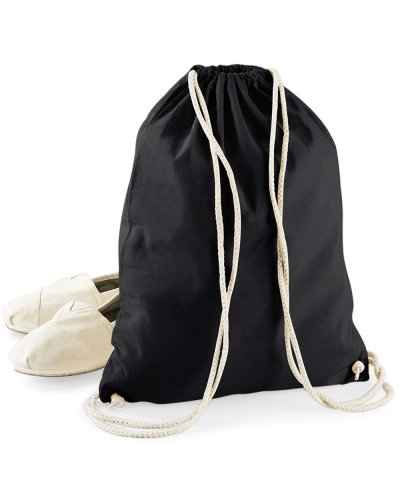 Sacca Cotton Gymsac Black