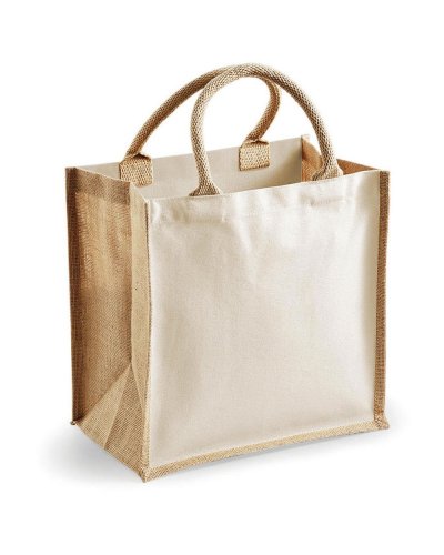 Shopper Printers Jute Midi Natural