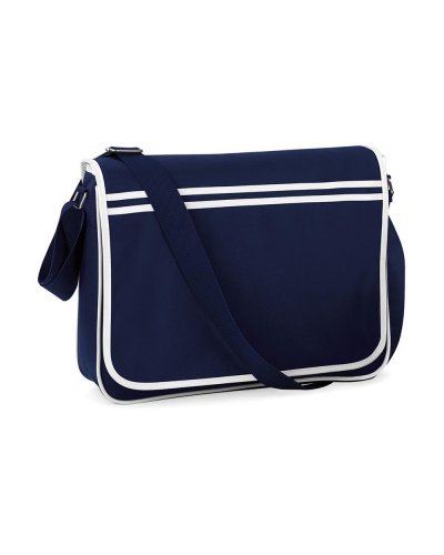 Cartella portadocumenti Retro French Navy/White