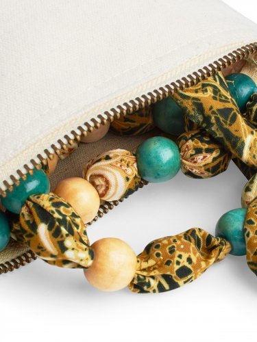 Astuccio Canvas M in Cotone 100% Zip Colorata | Accessory Bag