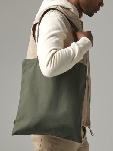Shopper BIO Cotton Canvas 340g Premium | 38x42 cm | Naturale