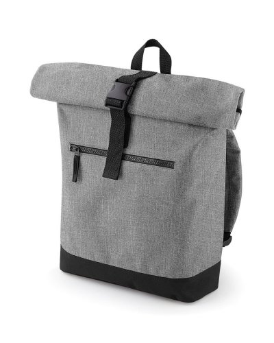 Zaino Roll-Top Grey Marl/Black