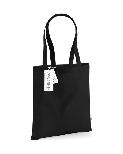 Shopper in Cotone Canvas Organico Black