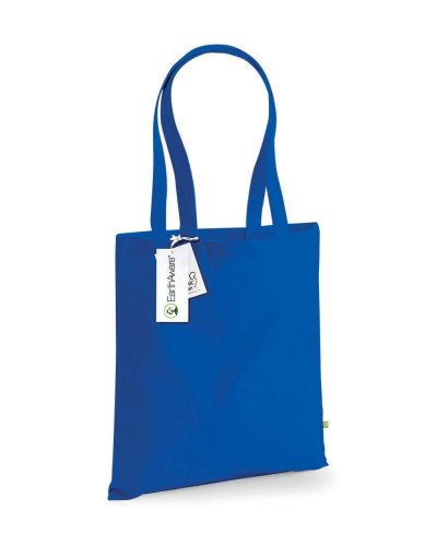Shopper in Cotone Canvas Organico Bright Royal