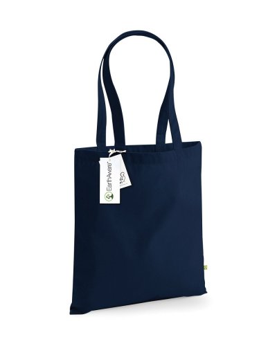 Shopper in Cotone Canvas Organico French Navy