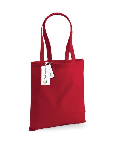 Shopper in Cotone Canvas Organico Classic Red